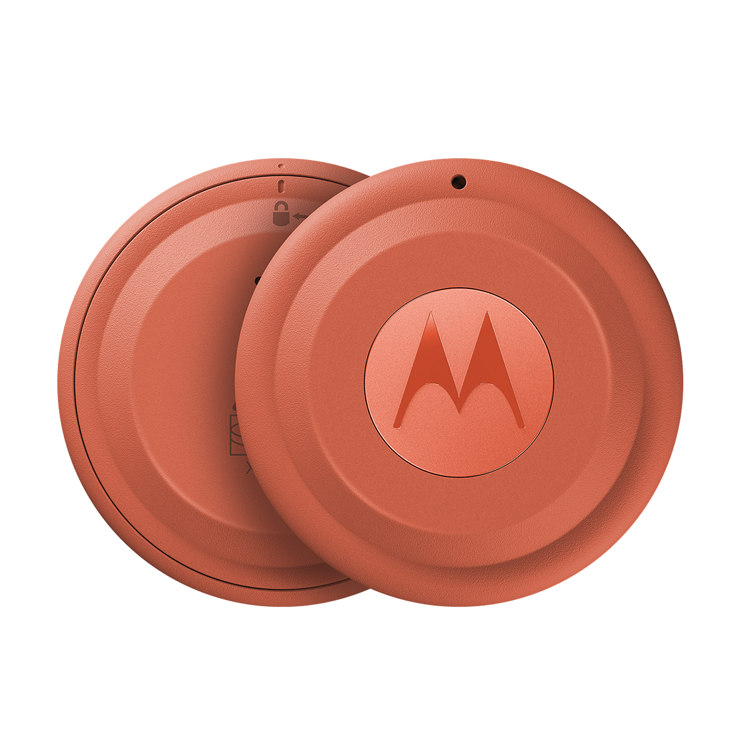 Moto Tag 2 Localizador Inteligente, Bluetooth 6.0, Ultra-Wideband, Ip68, Bateria De 600 Dias, Compatible Con Google Find Hub, Naranjo 1