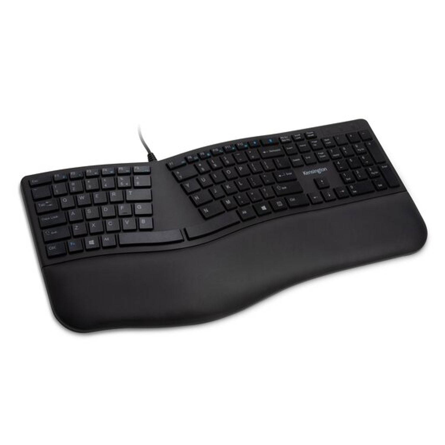 Kensington KB680 Teclado Ergonómico USB, Silencioso, Apoya Muñecas, Negro, Compatible Windows, Mac, Chrome 2