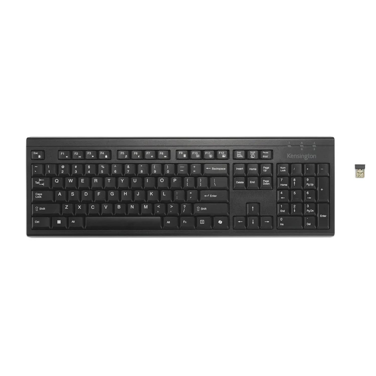Kensington KB270 K75558ES Teclado Inalámbrico Corporativo, Sostenible, Seguro, USB-Bluetooth 2
