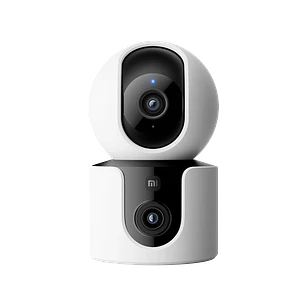 Xiaomi Smart Camera C300 Dual, Cámara Seguridad WiFi 6, Doble Lente, IA, Visión Nocturna, PTZ