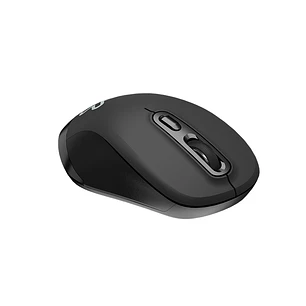 Klip Xtreme Mouse Inalámbrico Dual Dongle USB-C USB-A 2.4GHz, Ergonómico 7 Botones, 2400 DPI, Alcance 10m, Negro