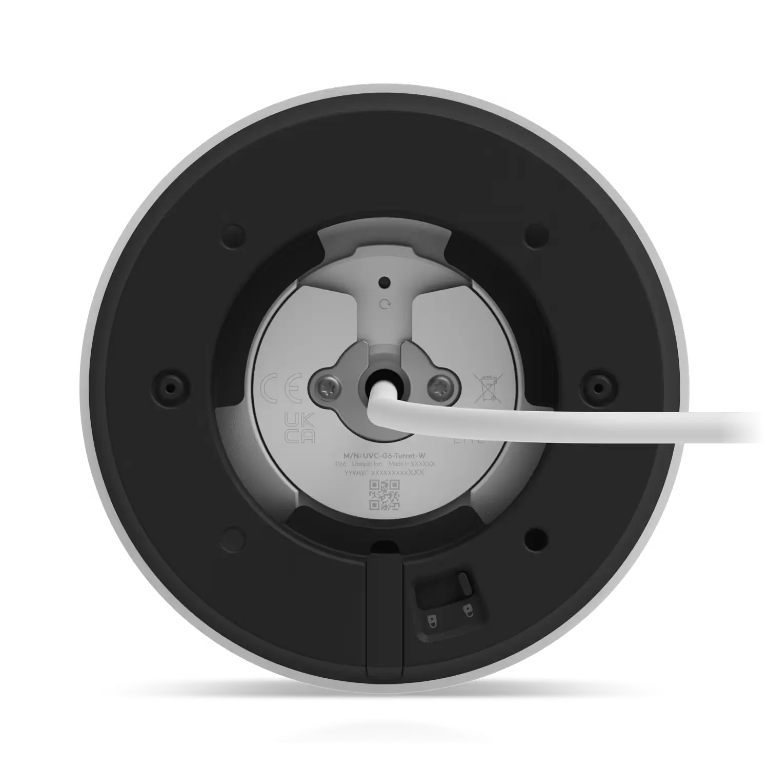 Ubiquiti Unifi UVC-G6-Turret Camera 8MP, 4K, LED Visión nocturna IR, PoE, Micrófono, IP66, Blanco 7