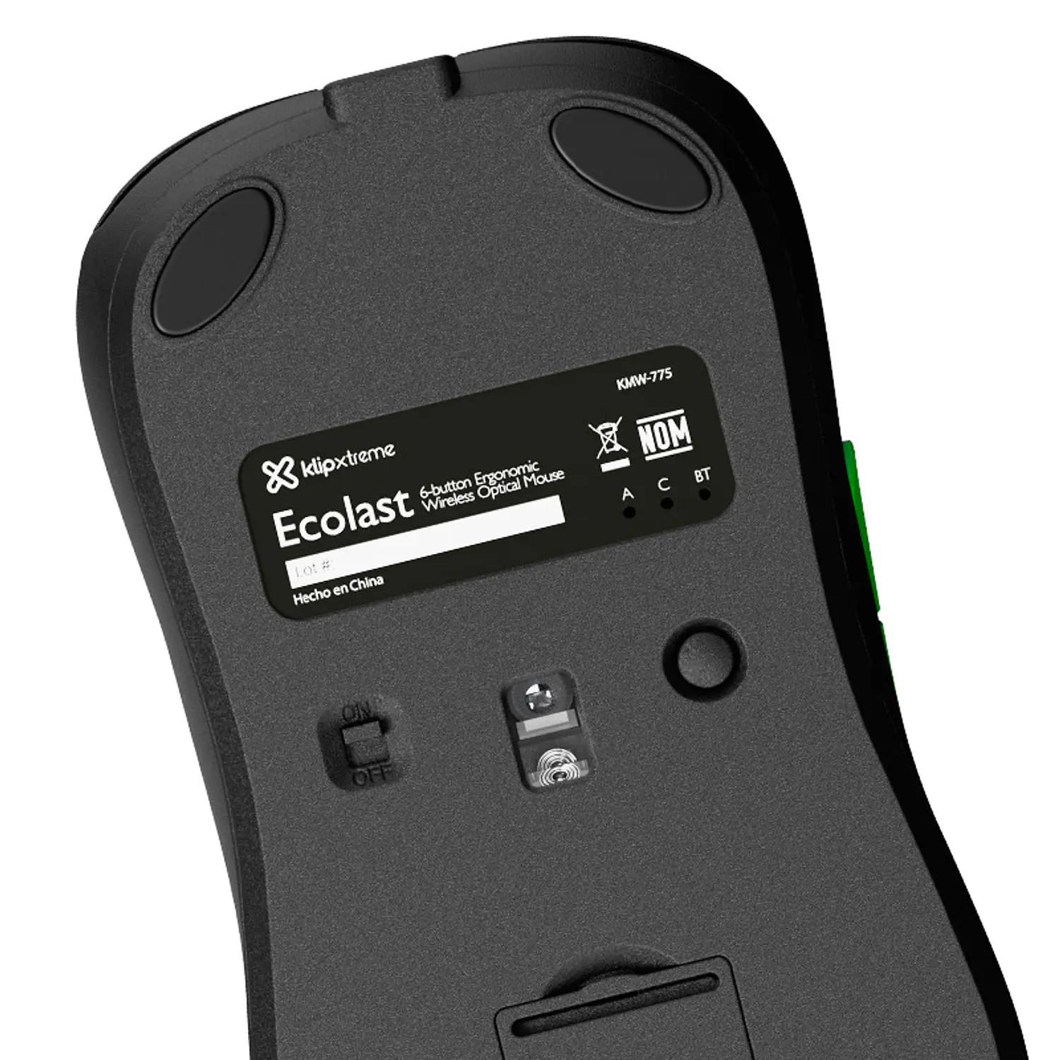 Klip Xtreme KMW-775 Mouse Inalámbrico, Trimode, Bluetooth, 2.4GHz, Recargable USB-C, 2400 DPI, Ergonómico 5