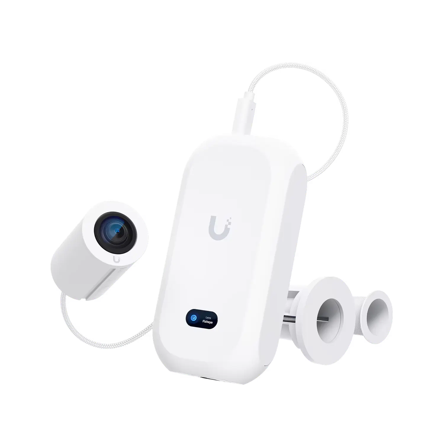 Ubiquiti Unifi UVC-AI-Theta-Pro Cámara, 4k , Lente Modular Profesional, AI, RJ45 GbE Poe, Audio Integrado 3