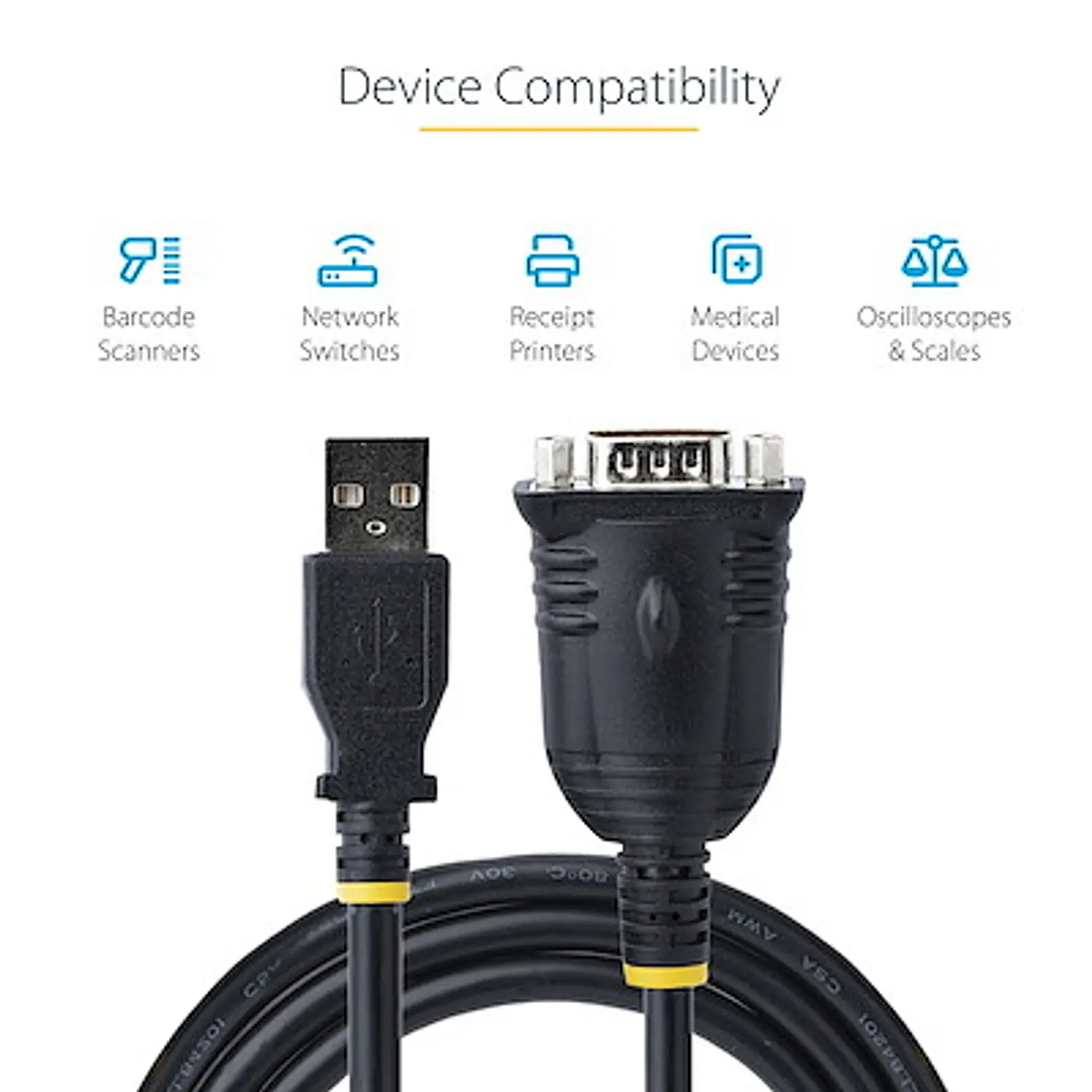Startech.Com Cable Usb a Serie Rs232, 91 Cm 7