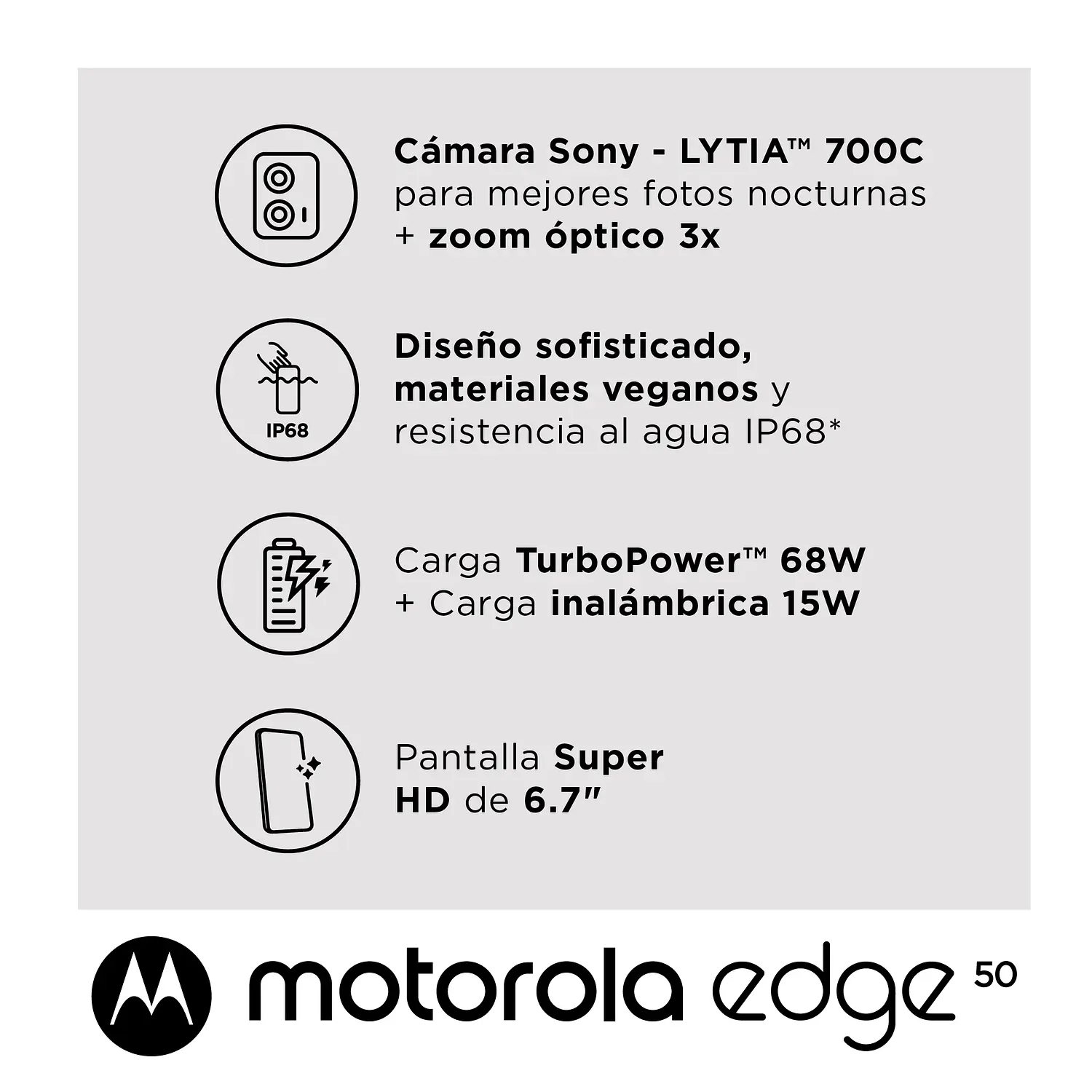 Motorola Edge 50 Smartphone 6.7