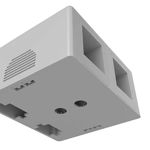 Nexxt Caja de Montaje Superficial Descargada 2 Puertos