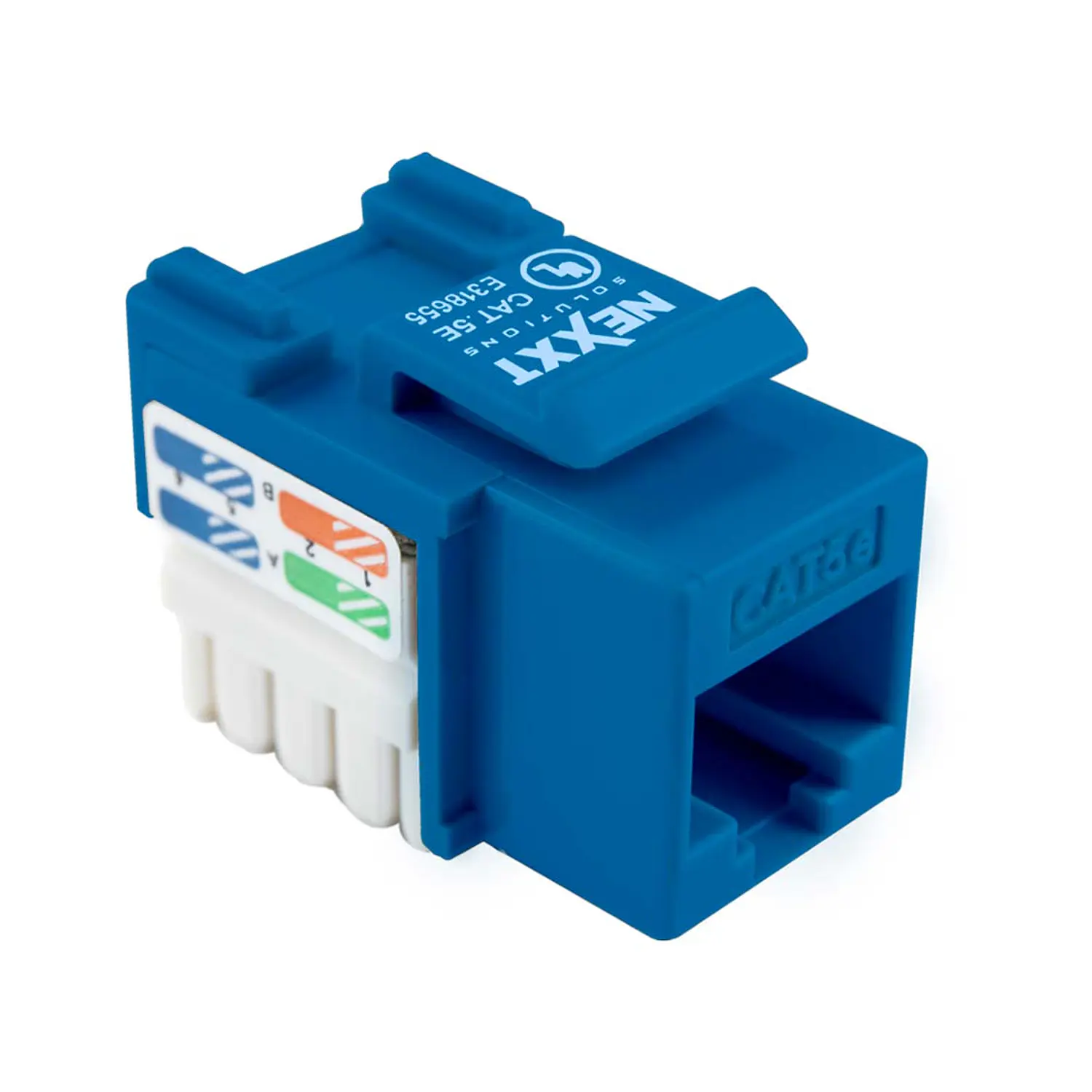 Nexxt Módulo Keystone Jack RJ45 Cat5e, Azul 1