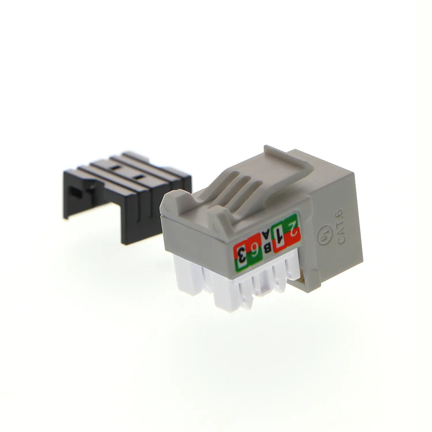 Nexxt Módulo Keystone Jack RJ45 Cat6, Gris 1