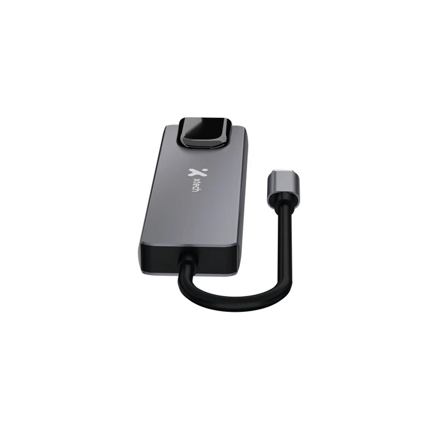 Xtech XTC-572 Hub Multipuerto USB-C, 5 en 1 HDMI, Ethernet, 2× USB 3.0, 100W 4