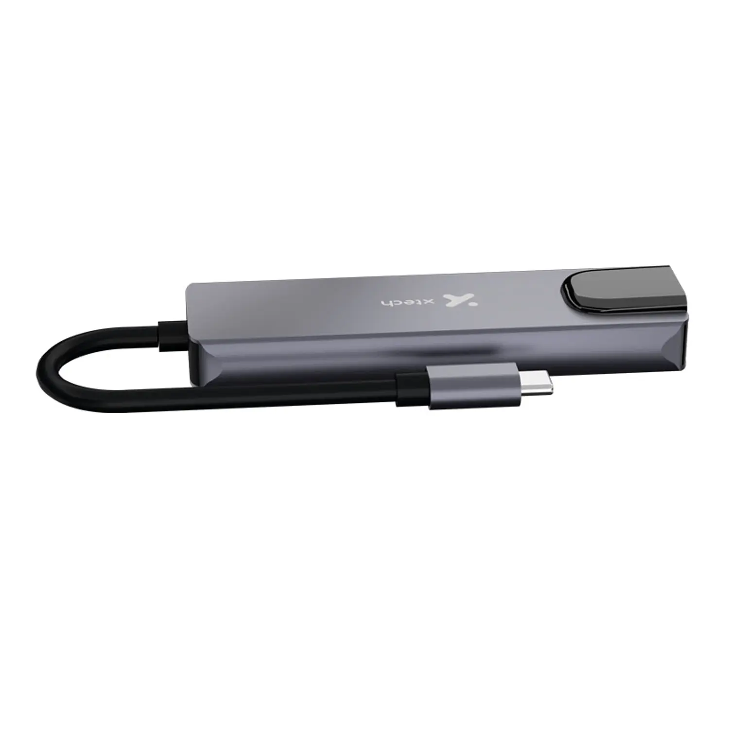 Xtech XTC-572 Hub Multipuerto USB-C, 5 en 1 HDMI, Ethernet, 2× USB 3.0, 100W 2