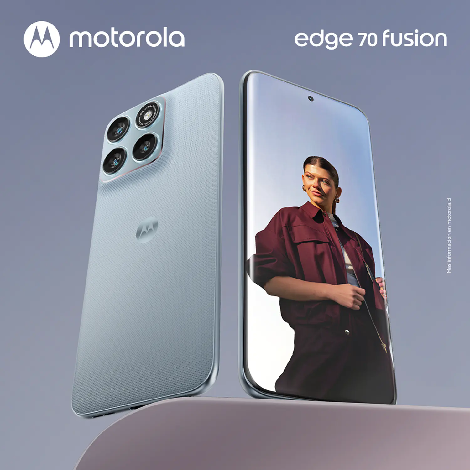 Motorola Edge 70 Fusion Smartphone 8 RAM + 256GB, 50 MP, Pantalla 6.78