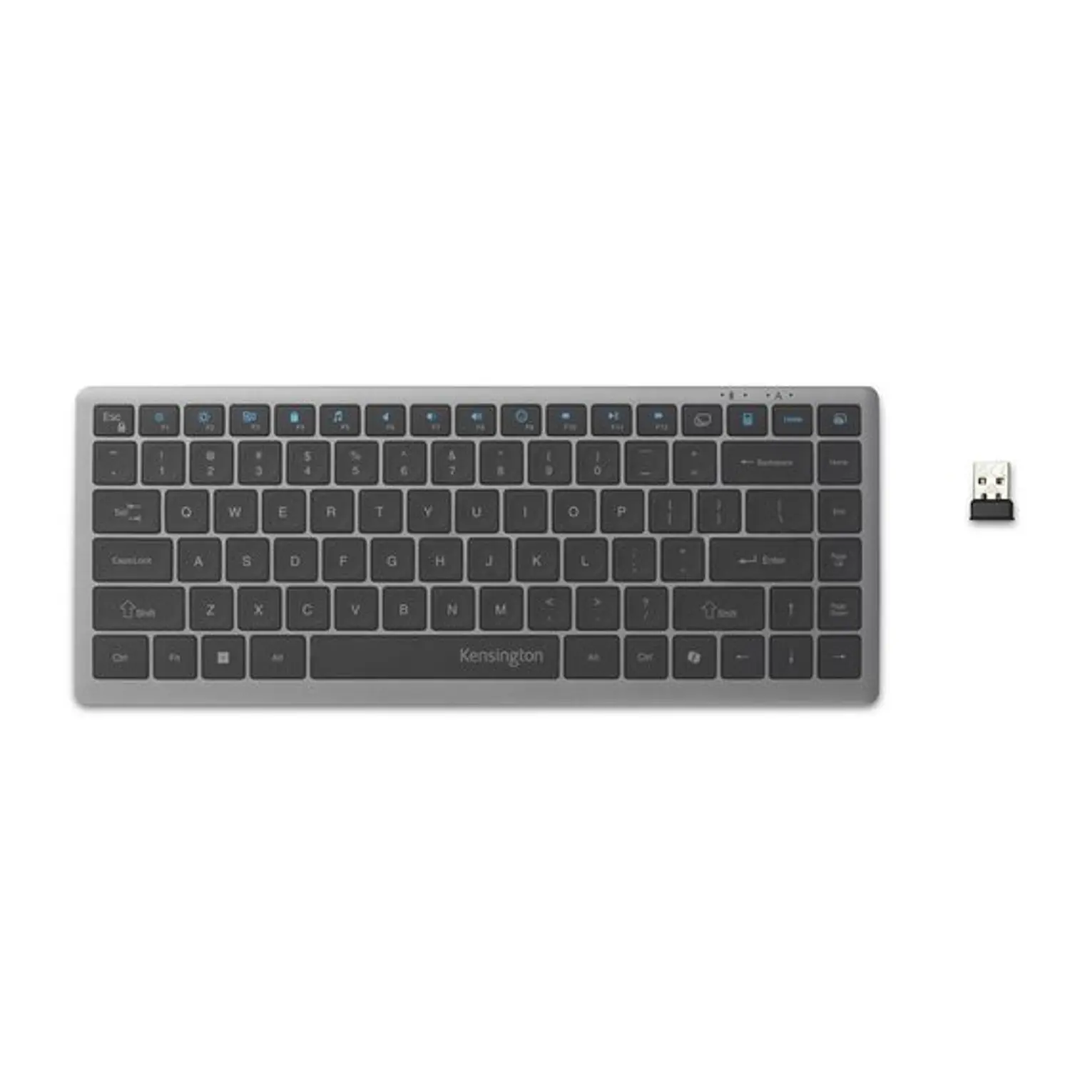 Kensington KB435ES Teclado Inalámbrico Compacto Recargable Multidispositivo EQ, USB, Bluetooth 1