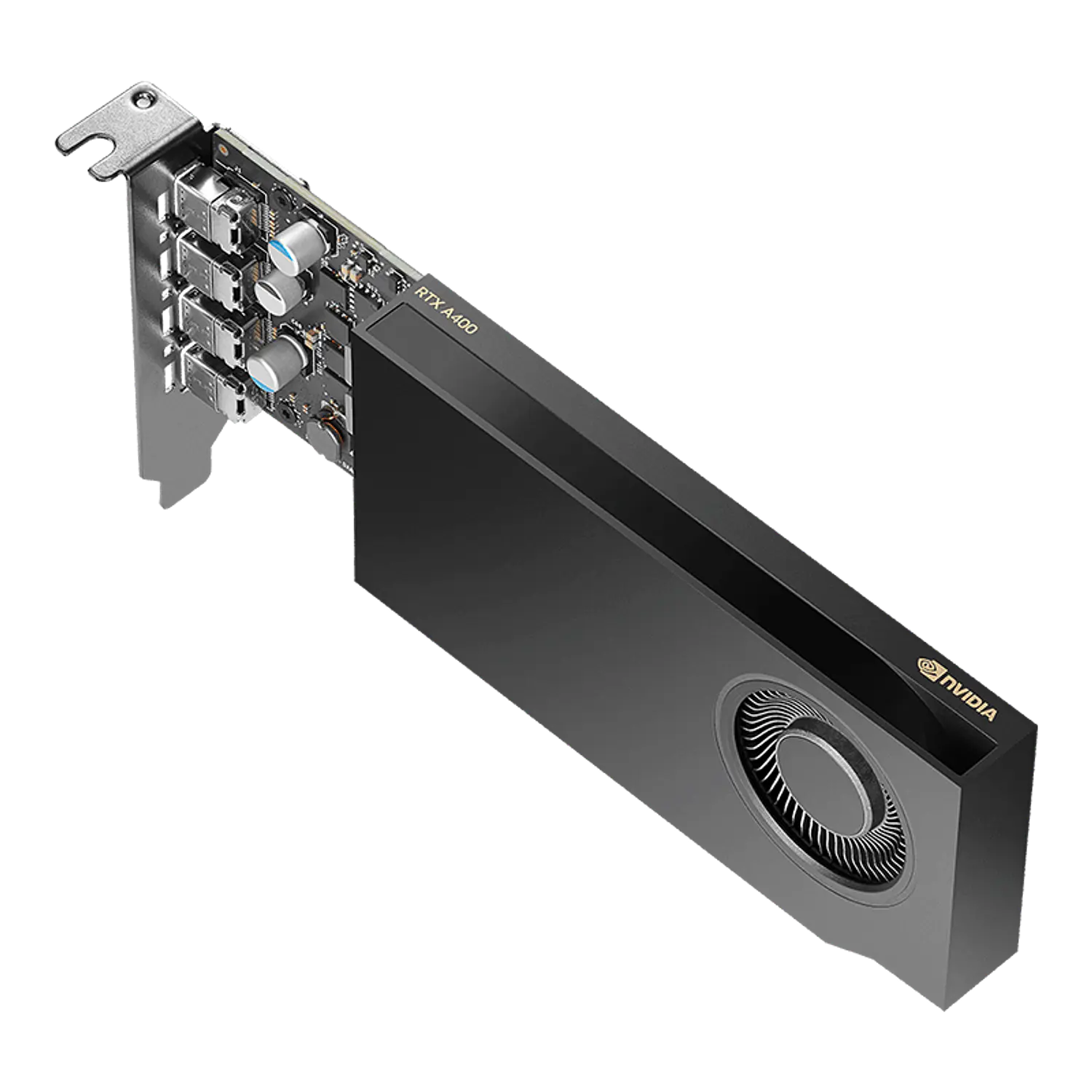 PNY VCNRTXA400ATX-PB Tarjeta Grafica NVIDIA RTX A400 GDDR6 4 GB, 4x mDisplayPort 1.4a, PCI Express 4.0 2