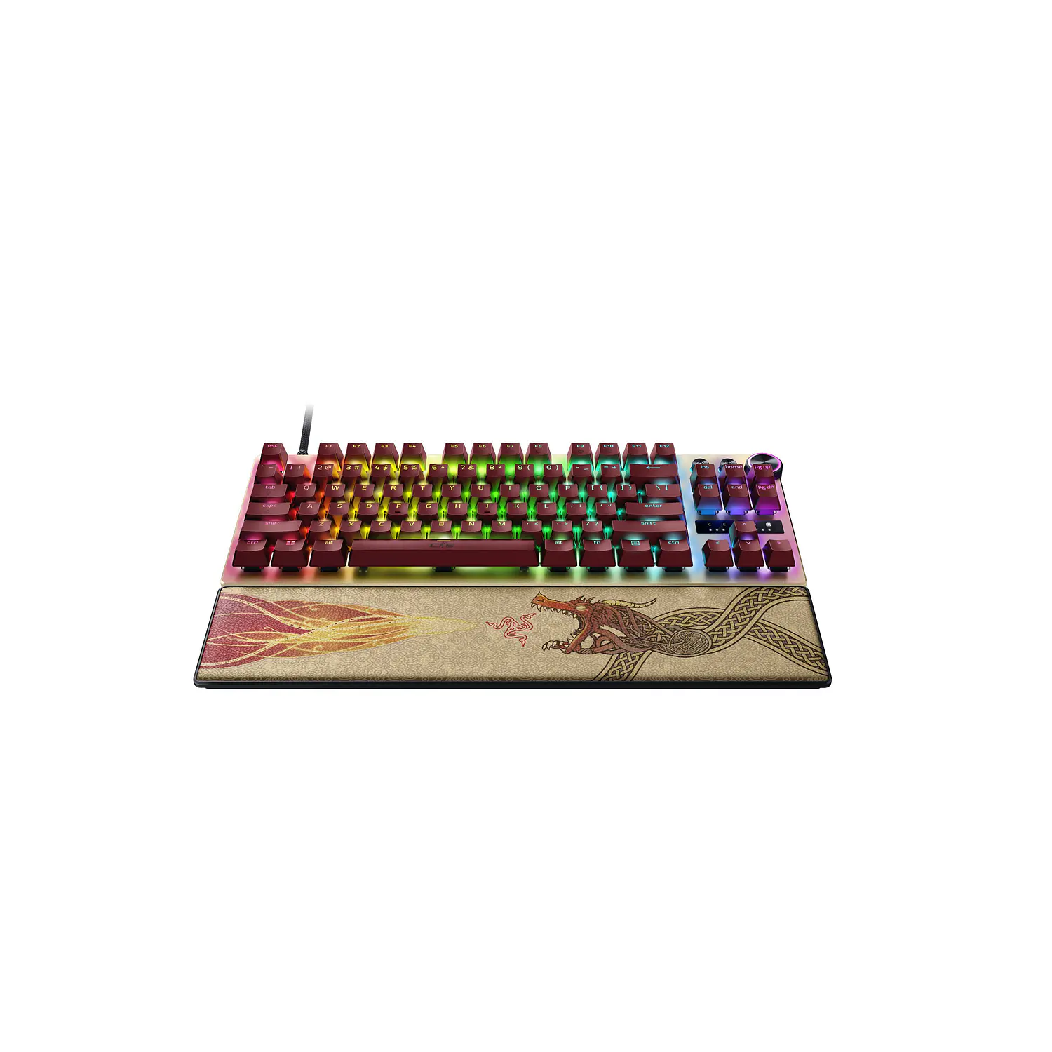 Razer Huntsman V3 Pro Teclado Gamer TKL Switch Óptico Analógico Gen 2 Rapid Trigger, RGB, Tenkeyless, FPS Esports, Counter-Strike 2, USB-C 2