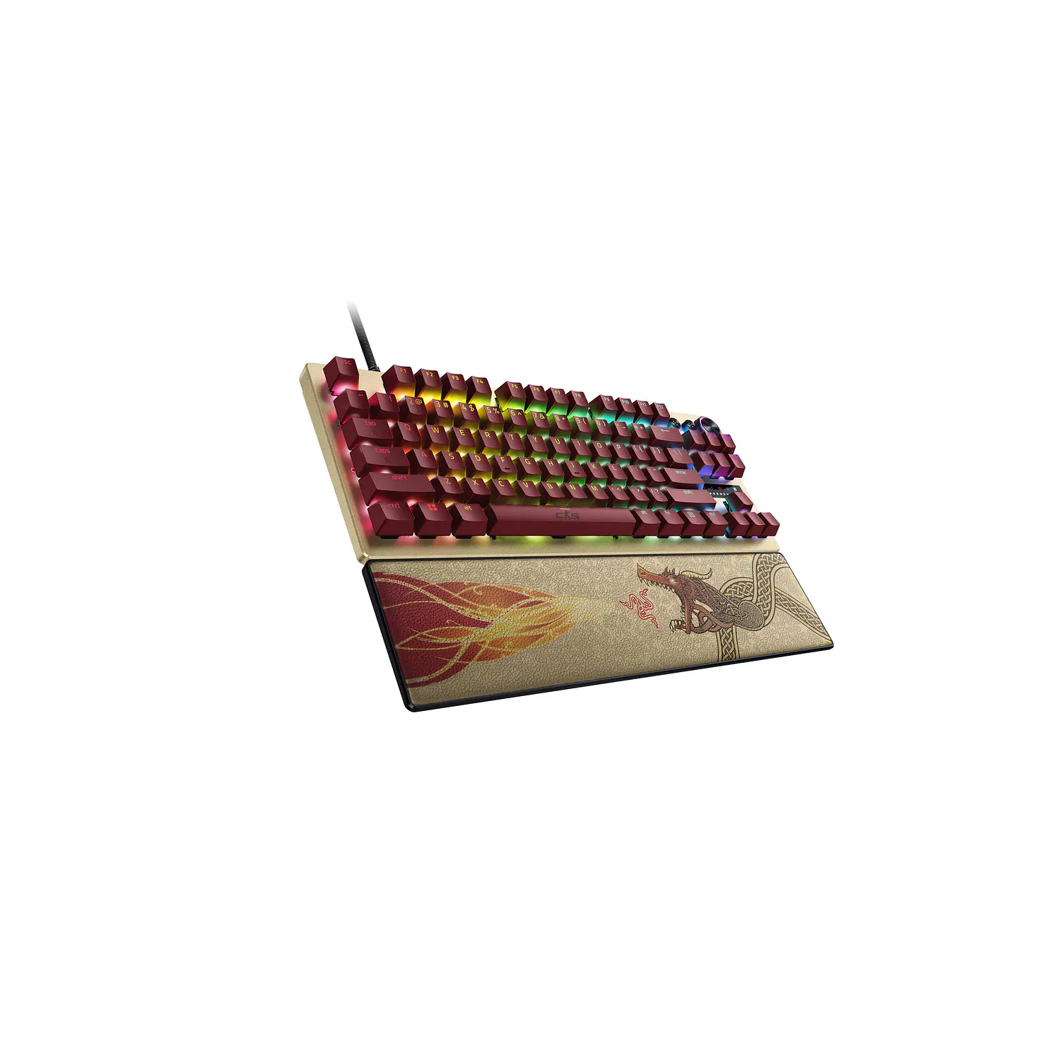 Razer Huntsman V3 Pro Teclado Gamer TKL Switch Óptico Analógico Gen 2 Rapid Trigger, RGB, Tenkeyless, FPS Esports, Counter-Strike 2, USB-C 3