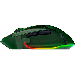 Razer Basilisk V3 Pro 35K Mouse Gamer Inalámbrico RGB 35000 DPI Phantom Green, HyperSpeed, Ergonómico, FPS Esports