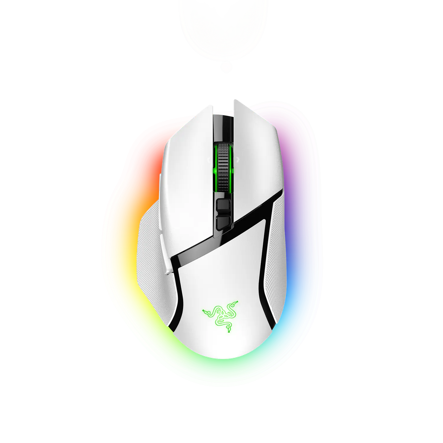 Razer Basilisk V3 Pro Mouse Gamer Inalámbrico RGB Blanco Ergonomico Diestro 30K DPI, 11 Botones Programables, HyperSpeed Wireless, Bluetooth, FPS Esports, Blanco 1