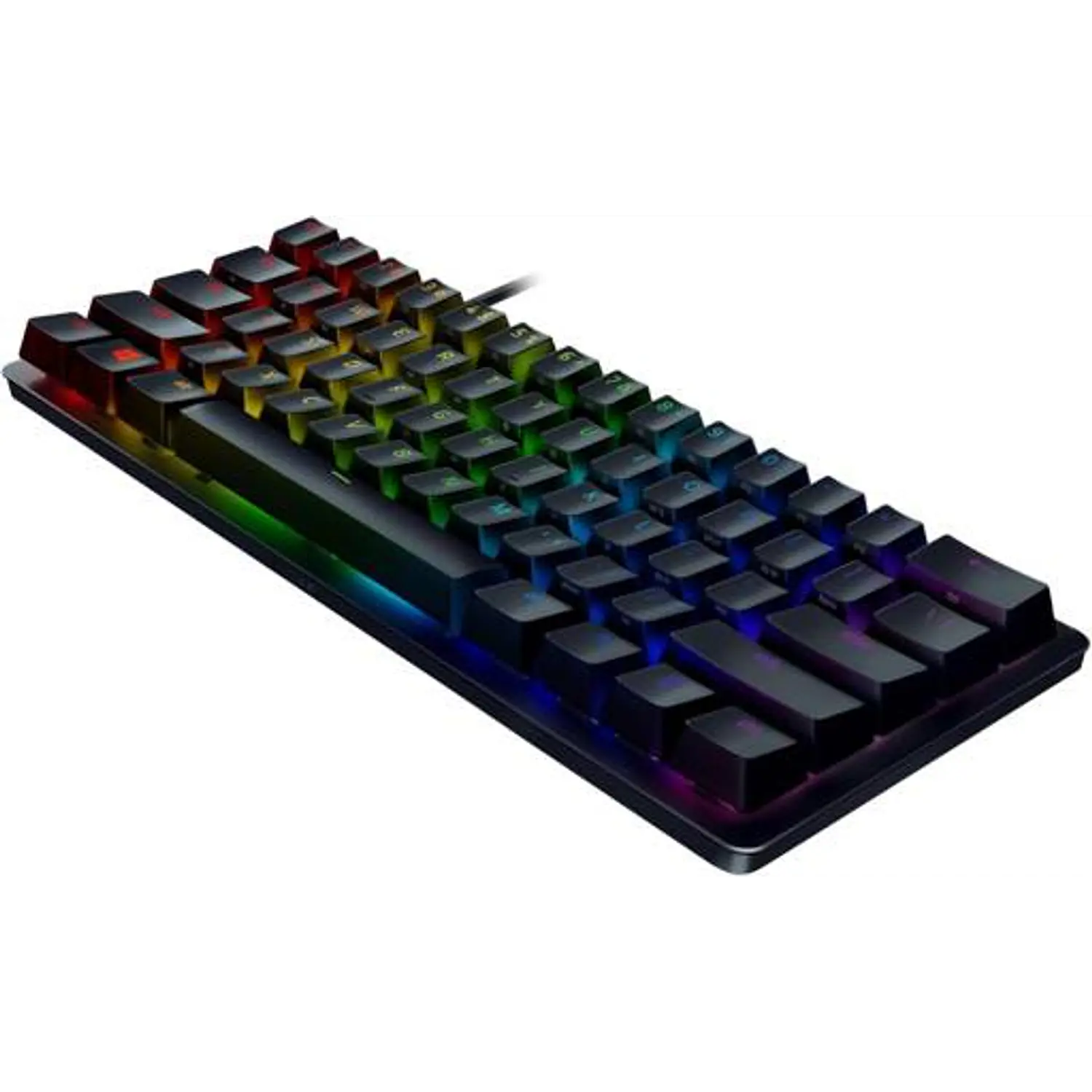 Razer Huntsman Mini 60% Teclado Gamer Mecánico Óptico RGB, Switches Razer Linear Optical, USB-C, Chroma RGB, PBT, Aluminio, Esports, Compacto 3