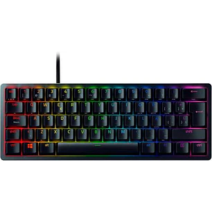 Razer Huntsman Mini 60% Teclado Gamer Mecánico Óptico RGB, Switches Razer Linear Optical, USB-C, Chroma RGB, PBT, Aluminio, Esports, Compacto