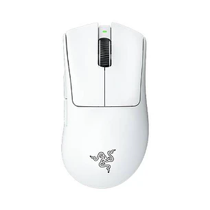 Razer DeathAdder V3 Pro Mouse Gamer Inalámbrico, Ergonomico Diestro, Sensor Focus Pro 30K, 30000 DPI, HyperSpeed Wireless, USB-C, 5 Botones Programables, 64g, Esports, Blanco