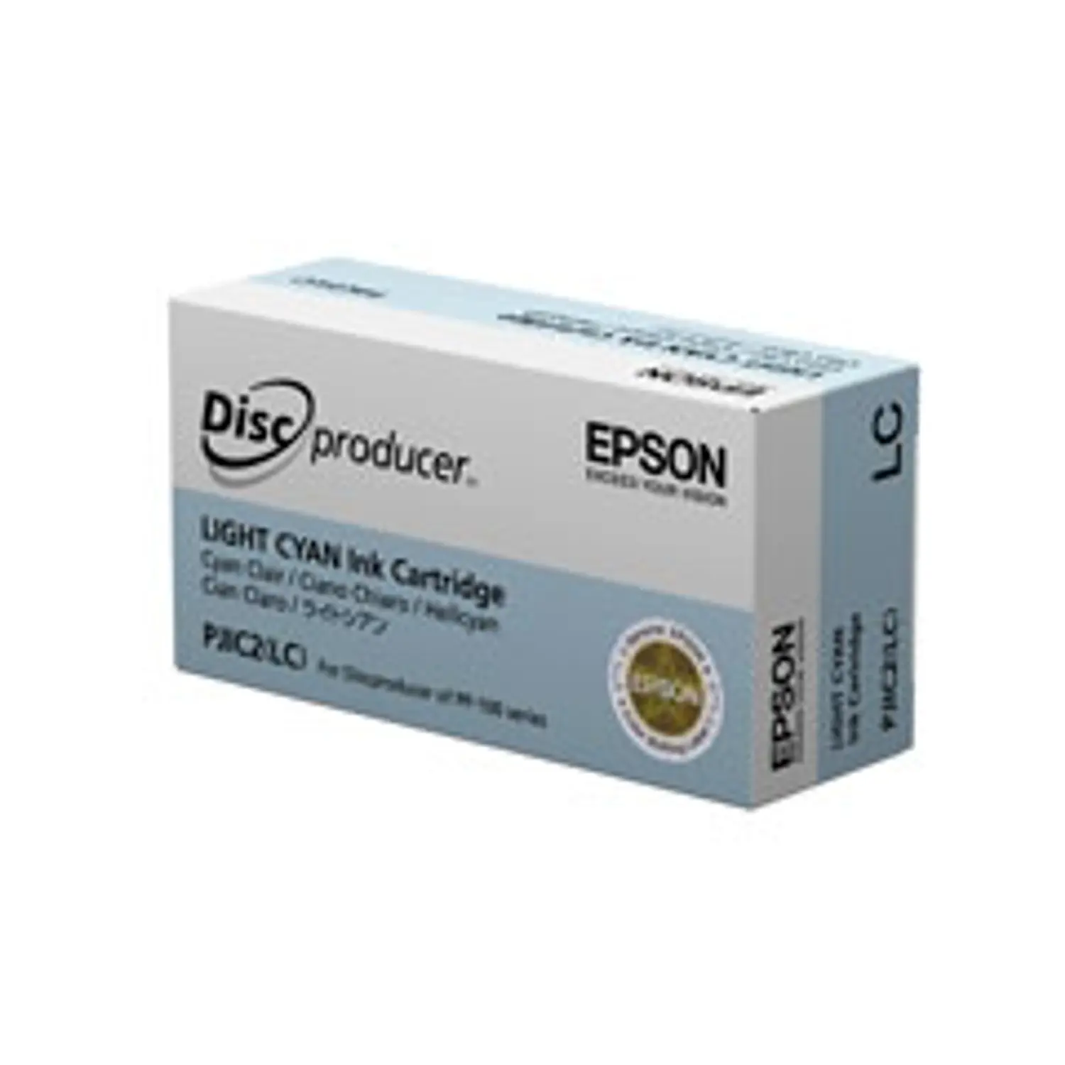 Epson C13S020689, Discproducer, Cartucho de Tinta Cian Claro, PJIC7(LC)