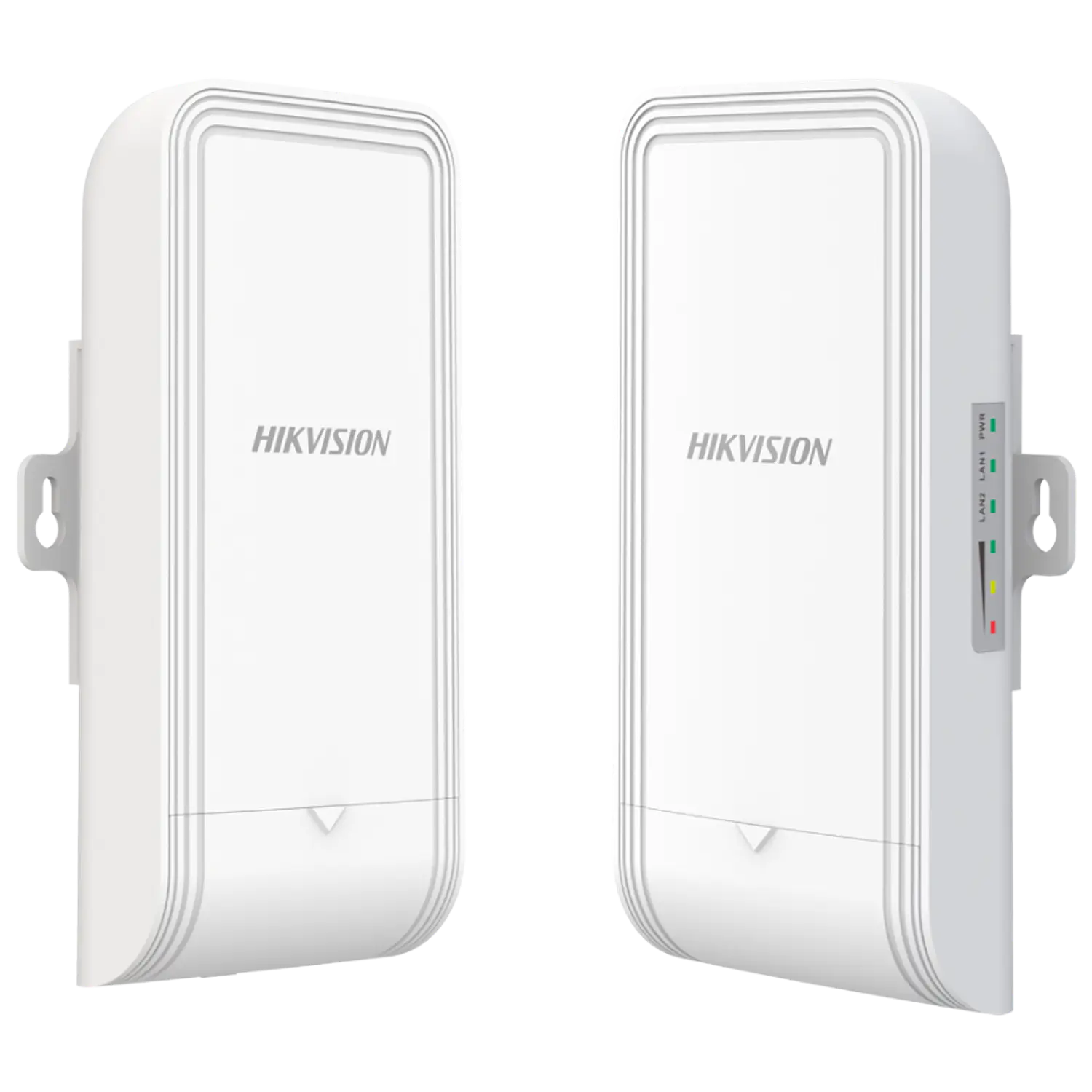 Hikvision DS-3WF1000-EI-2N Kit Puente Inalámbrico 2.4 GHz, 300 Mbps, Alcance 1 km, Antena MIMO 7 dBi, IP55