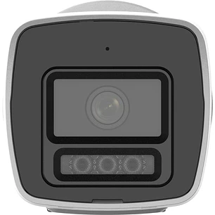 Hikvision DS-2CD1067G2H-LIU(2.8mm) Cámara IP Bullet 6MP ColorVu Exterior, H.265+, IP67, Micrófono Integrado, Detección Humana, 2.8mm