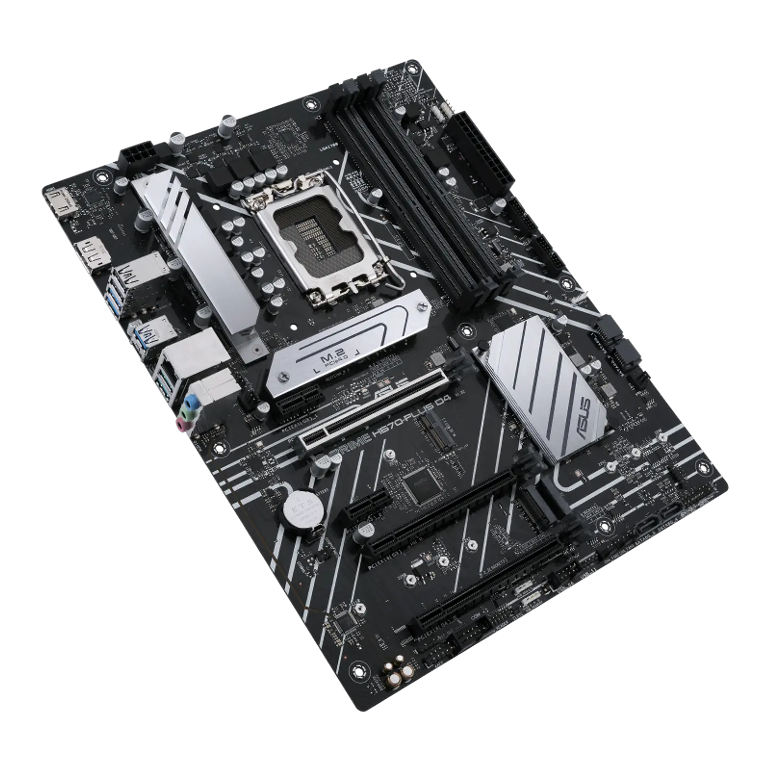 ASUS PRIME H670-PLUS D4, Placa Madre LGA 1700, Intel H670, ATX, DDR4 5066 OC, 3x M.2, PCIe 4.0, 2.5Gb LAN, HDMI, DisplayPort 4