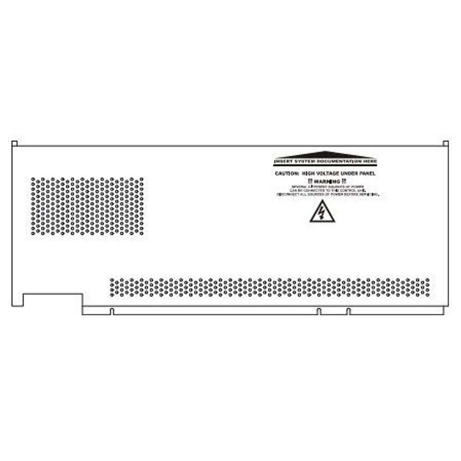Notifier BP2-4 Caja Extendida para Baterías Serie CAB-4 2