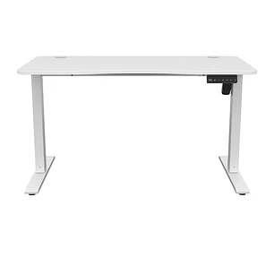 Xtech XTF-CD211 Escritorio Eléctrico Ajustable, Escritorio sit Stand, Gamer Ergonómico, Elevable, Altura Regulable, Oficina Home Office, Blanco