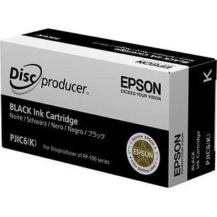 Epson C13S020693, Discproducer, Cartucho de Tinta Negro, PJIC7(K)