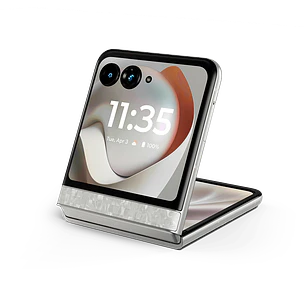 Motorola Razr 70 Smartphone Plegable 5G, 6.9'' AMOLED LTPO 120Hz, Cámara Dual 50MP+50MP OIS, 12GB RAM, 512GB, Android 16, IP48, Blanco