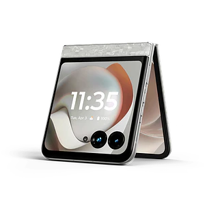 Motorola Razr 70 Smartphone Plegable 5G, 6.9'' AMOLED LTPO 120Hz, Cámara Dual 50MP+50MP OIS, 12GB RAM, 512GB, Android 16, IP48, Blanco