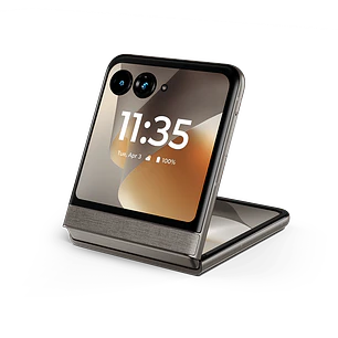 Motorola Razr 70 Smartphone Plegable 5G, 6.9'' AMOLED LTPO 120Hz, Cámara Dual 50MP+50MP OIS, 12GB RAM, 512GB, Android 16, IP48, Gris