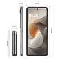 Motorola Razr 70 Smartphone Plegable 5G, 6.9'' AMOLED LTPO 120Hz, Cámara Dual 50MP+50MP OIS, 12GB RAM, 512GB, Android 16, IP48, Gris - Miniatura 3