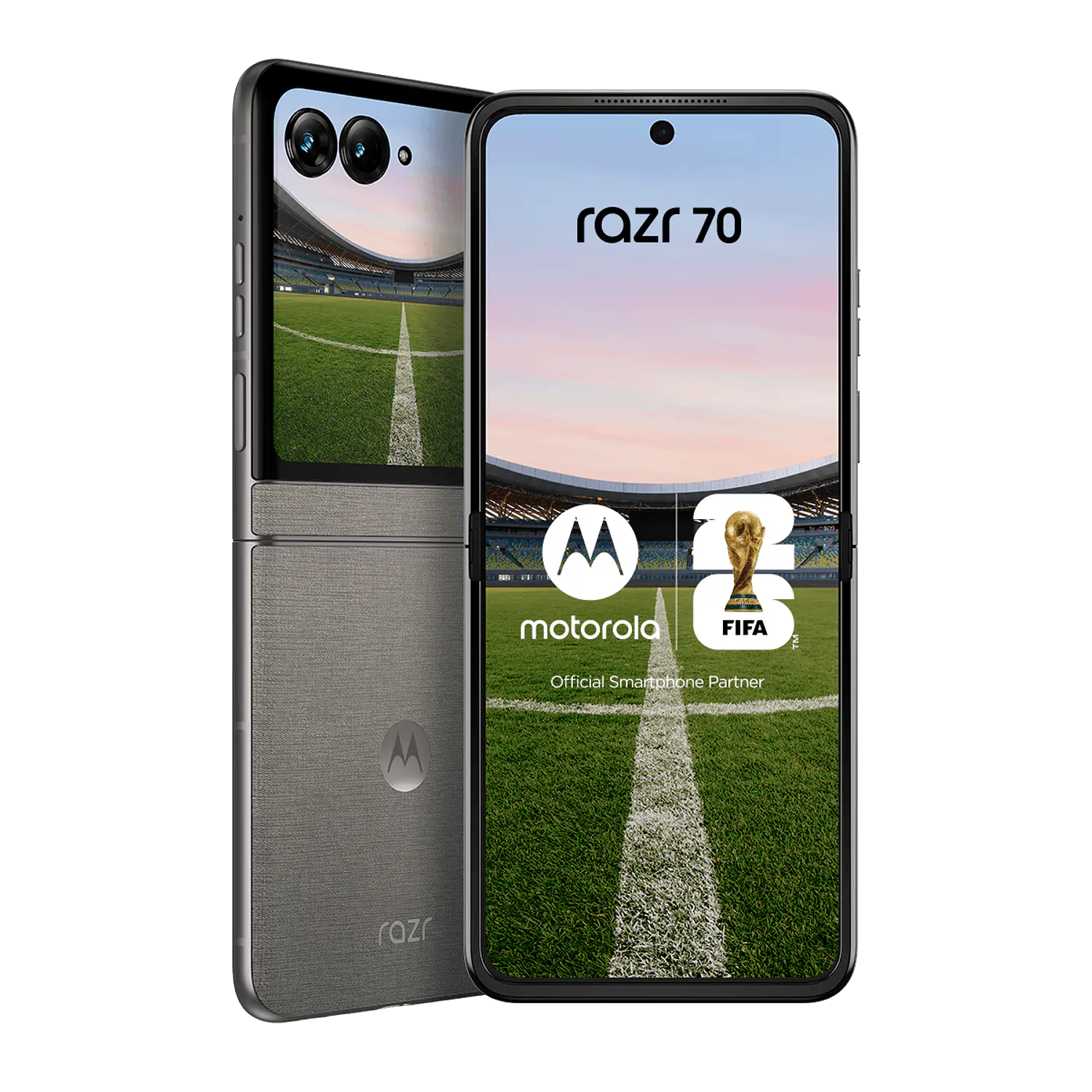 Motorola Razr 70 Smartphone Plegable 5G, 6.9'' AMOLED LTPO 120Hz, Cámara Dual 50MP+50MP OIS, 12GB RAM, 512GB, Android 16, IP48, Gris 4