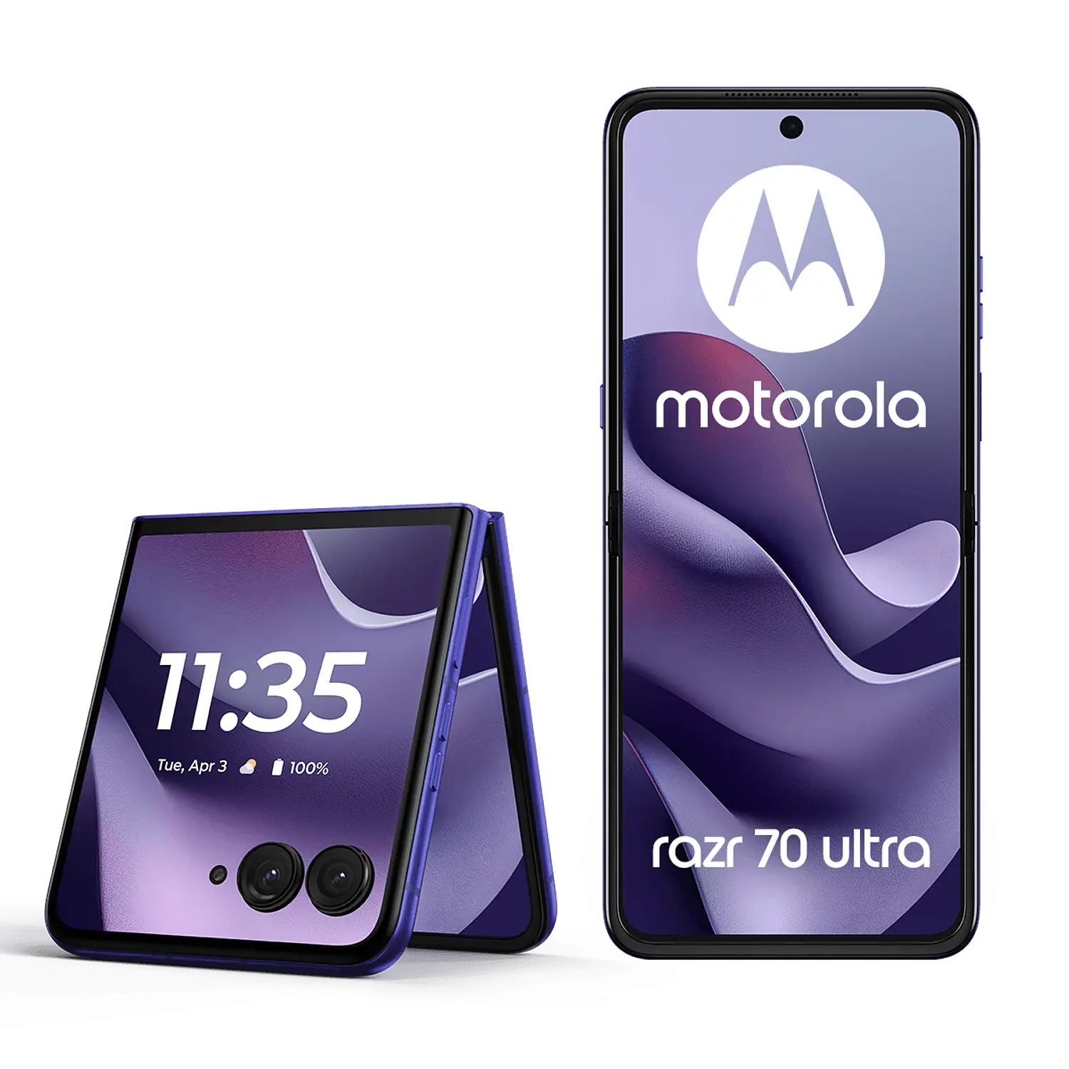 Motorola Razr 70 Ultra 16GB RAM + 1TB Smartphone Plegable 5G, Snapdragon 8 Elite, Pantalla LTPO 7”, Cámara 50MP OIS, Android 16, IP48, Azul 2
