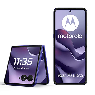 Motorola Razr 70 Ultra 16GB RAM + 1TB Smartphone Plegable 5G, Snapdragon 8 Elite, Pantalla LTPO 7”, Cámara 50MP OIS, Android 16, IP48, Azul