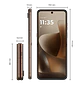 Motorola Razr 70 Ultra 16GB RAM + 1TB Smartphone Plegable 5G, Snapdragon 8 Elite, Pantalla LTPO 7”, Cámara 50MP OIS, Android 16, IP48, Cafe - Miniatura 6