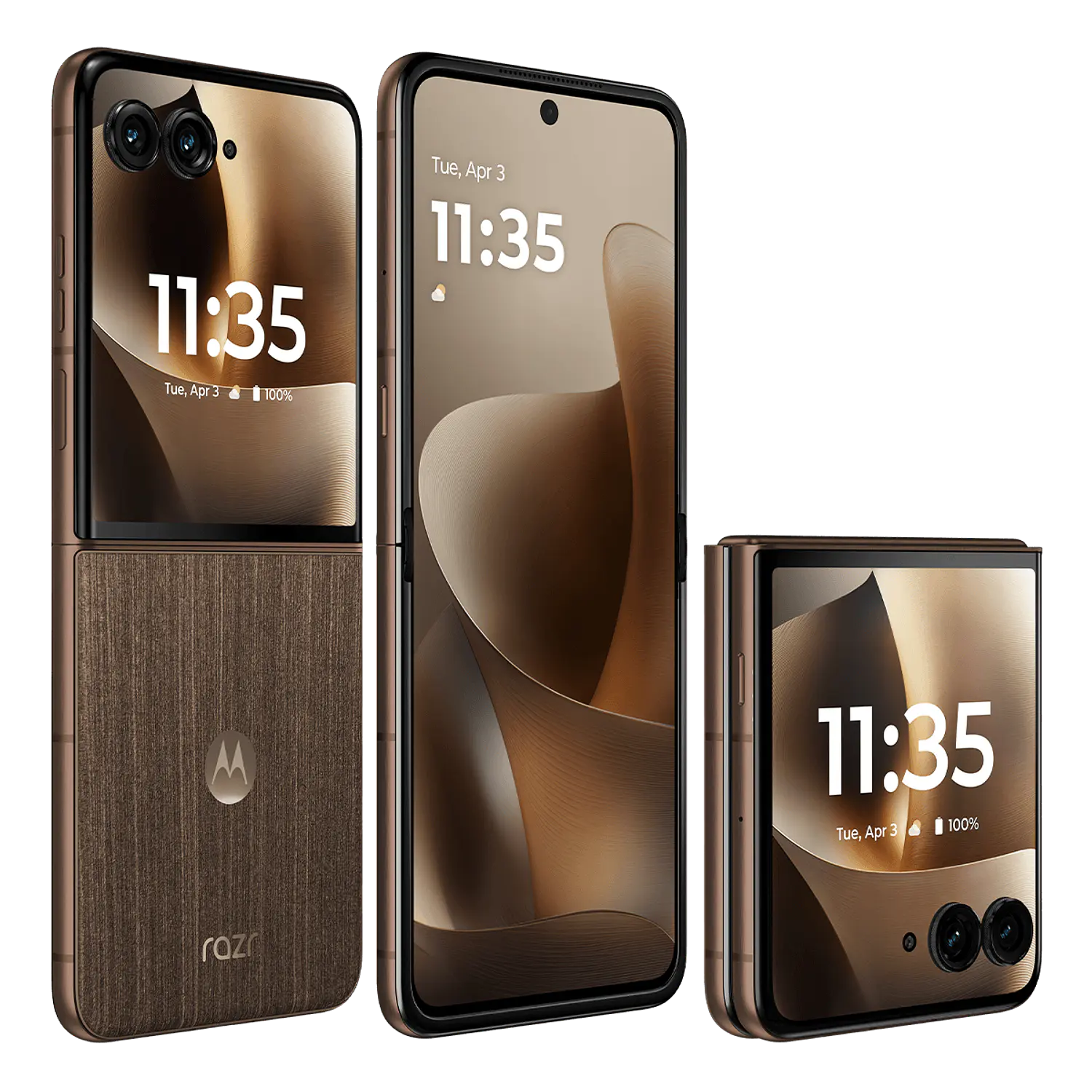 Motorola Razr 70 Ultra 16GB RAM + 1TB Smartphone Plegable 5G, Snapdragon 8 Elite, Pantalla LTPO 7”, Cámara 50MP OIS, Android 16, IP48, Cafe 5