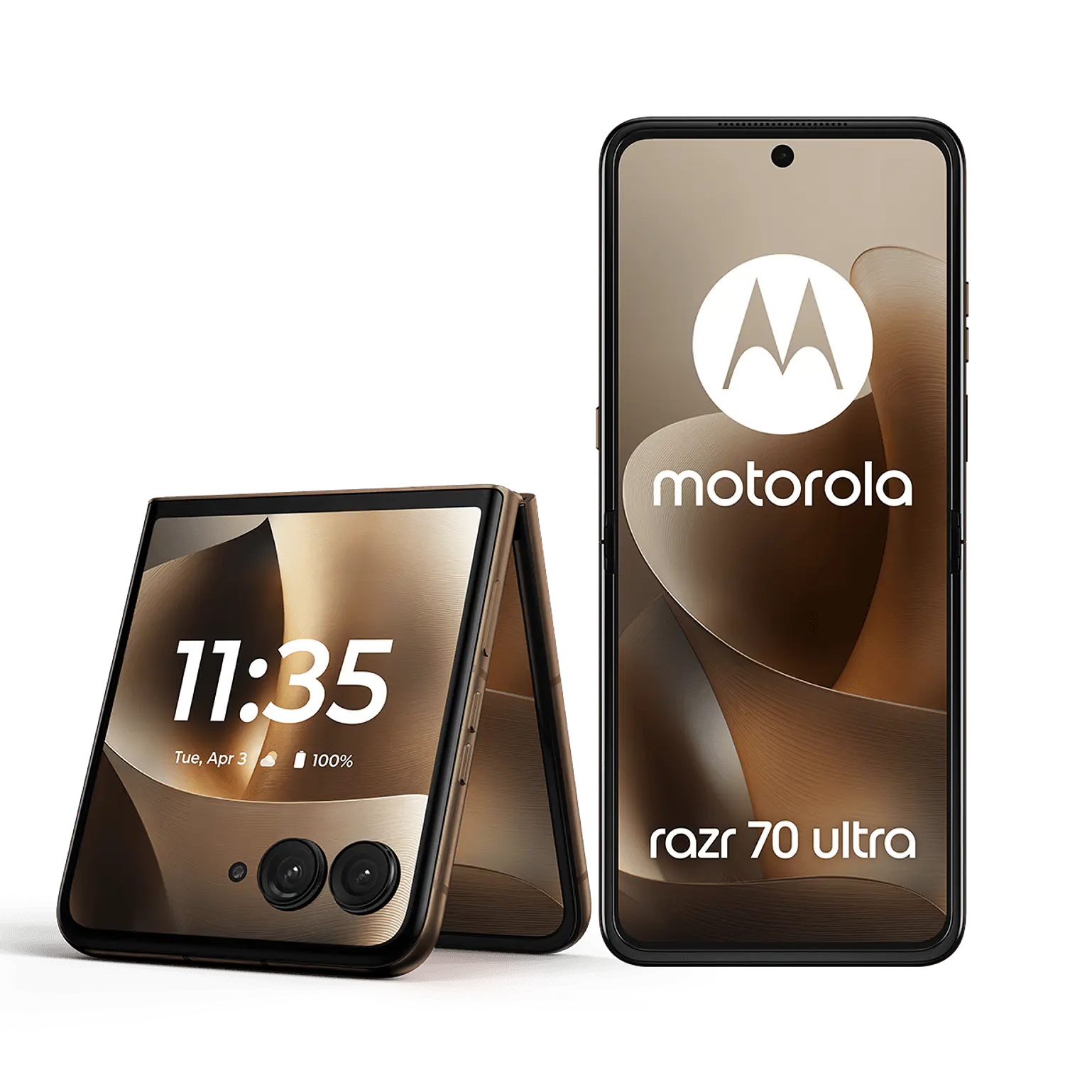 Motorola Razr 70 Ultra 16GB RAM + 1TB Smartphone Plegable 5G, Snapdragon 8 Elite, Pantalla LTPO 7”, Cámara 50MP OIS, Android 16, IP48, Cafe 1