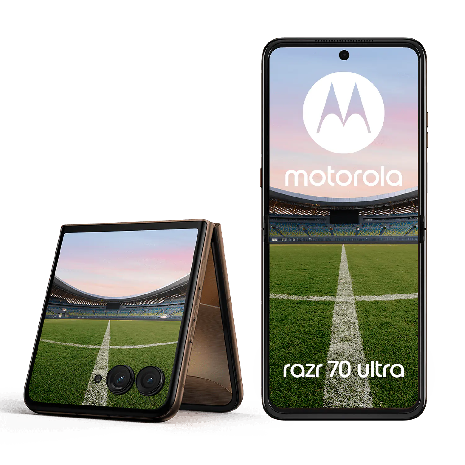 Motorola Razr 70 Ultra 16GB RAM + 1TB Smartphone Plegable 5G, Snapdragon 8 Elite, Pantalla LTPO 7”, Cámara 50MP OIS, Android 16, IP48, Cafe 2
