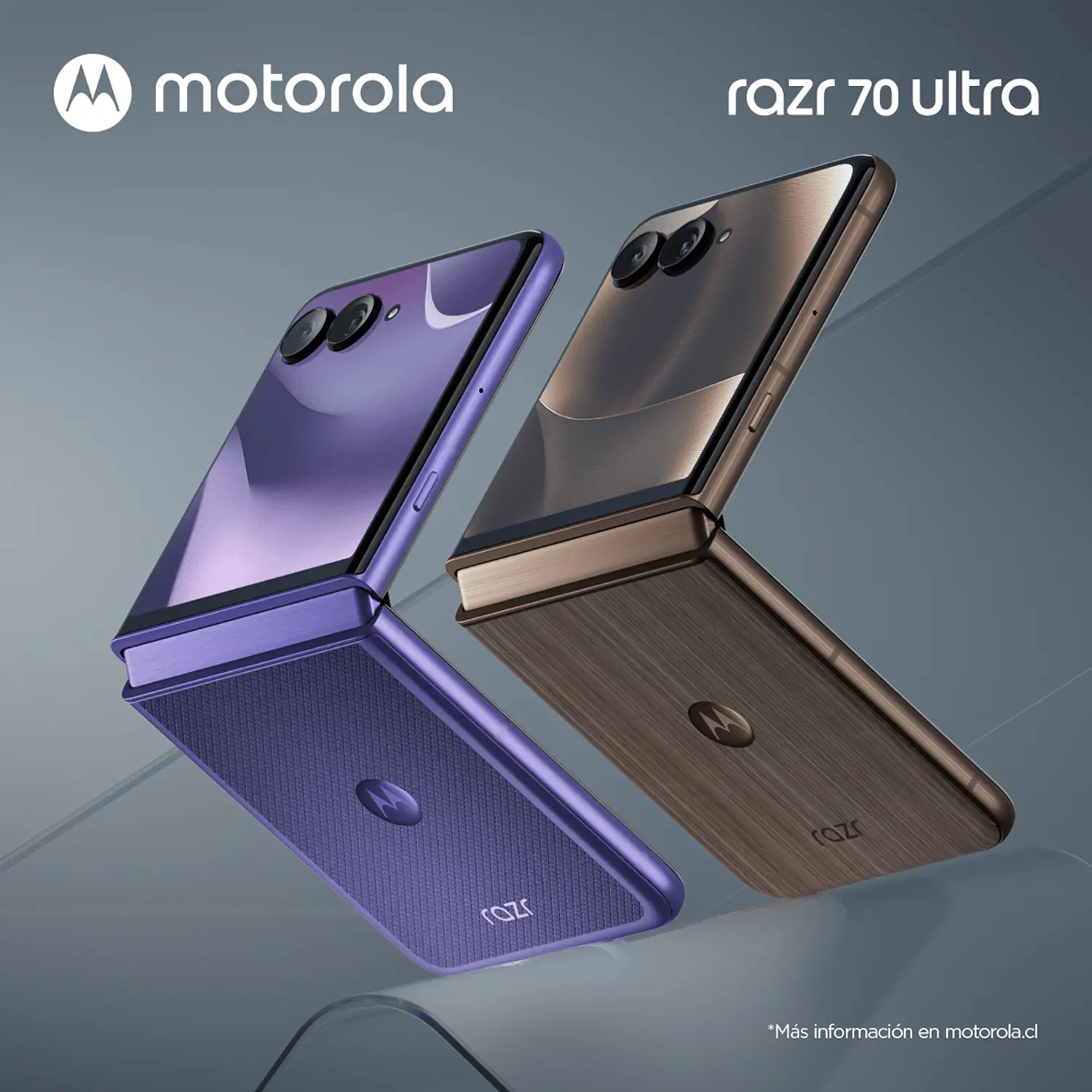 Motorola Razr 70 Ultra 16GB RAM + 1TB Smartphone Plegable 5G, Snapdragon 8 Elite, Pantalla LTPO 7”, Cámara 50MP OIS, Android 16, IP48, Cafe 10