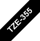 Brother TZe-355 Cinta Laminada Blanco sobre Negro 24 mm x 8 m - Miniatura 4