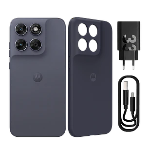 Motorola Moto G67 4GB RAM + 256GB Smartphone 5G, Pantalla AMOLED 120Hz 6.8”, Cámara 50MP, Android 16, NFC, IP64, TurboPower 33W, Gris