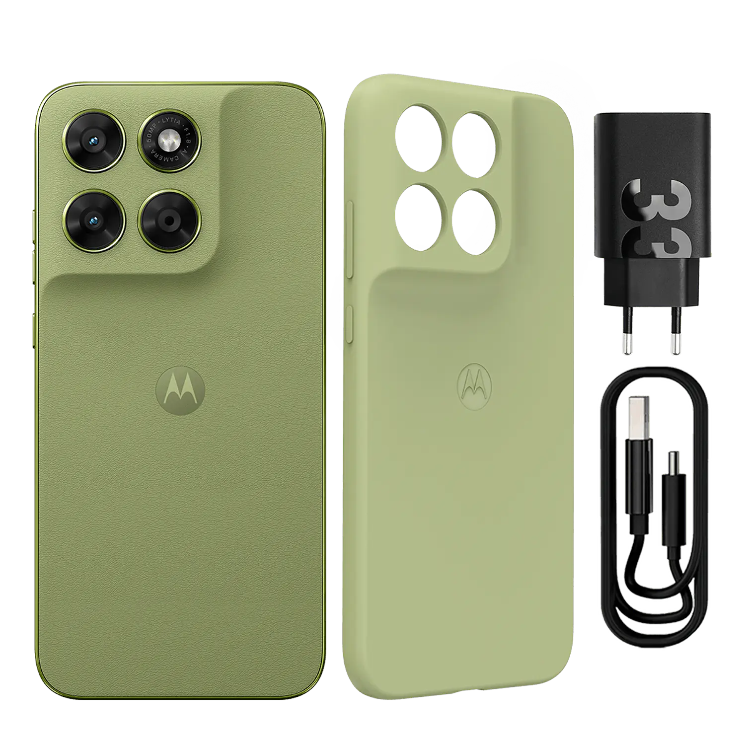 Motorola Moto G67 4GB RAM + 256GB Smartphone 5G, Pantalla AMOLED 120Hz 6.8”, Cámara 50MP, Android 16, NFC, IP64, TurboPower 33W, Lima 3