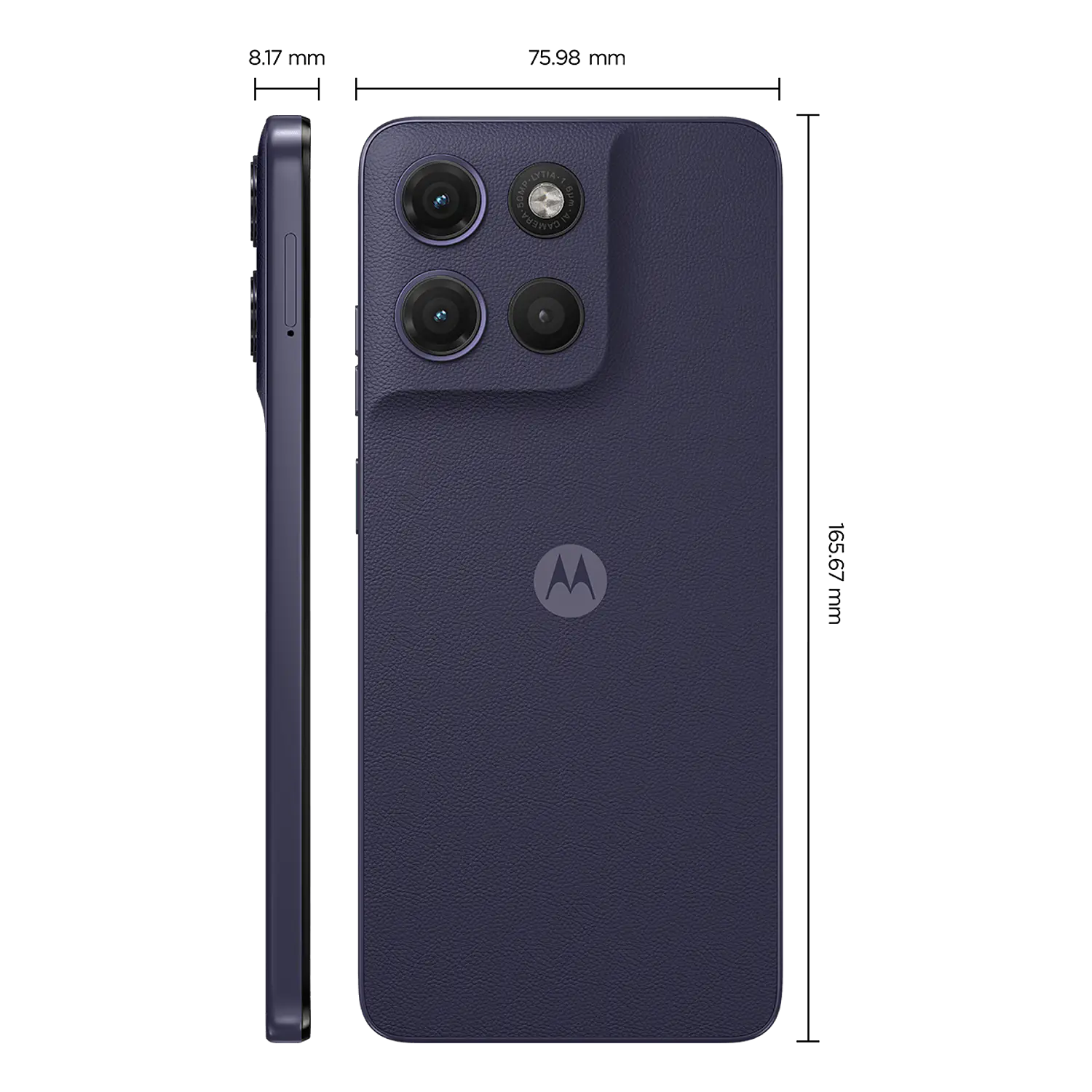 Motorola Moto G17 4GB RAM + 128GB Smartphone Android 15, Pantalla 6.7” LCD, Cámara 50MP, Dolby Atmos, Batería 5200mAh, IP64, Arandano 3
