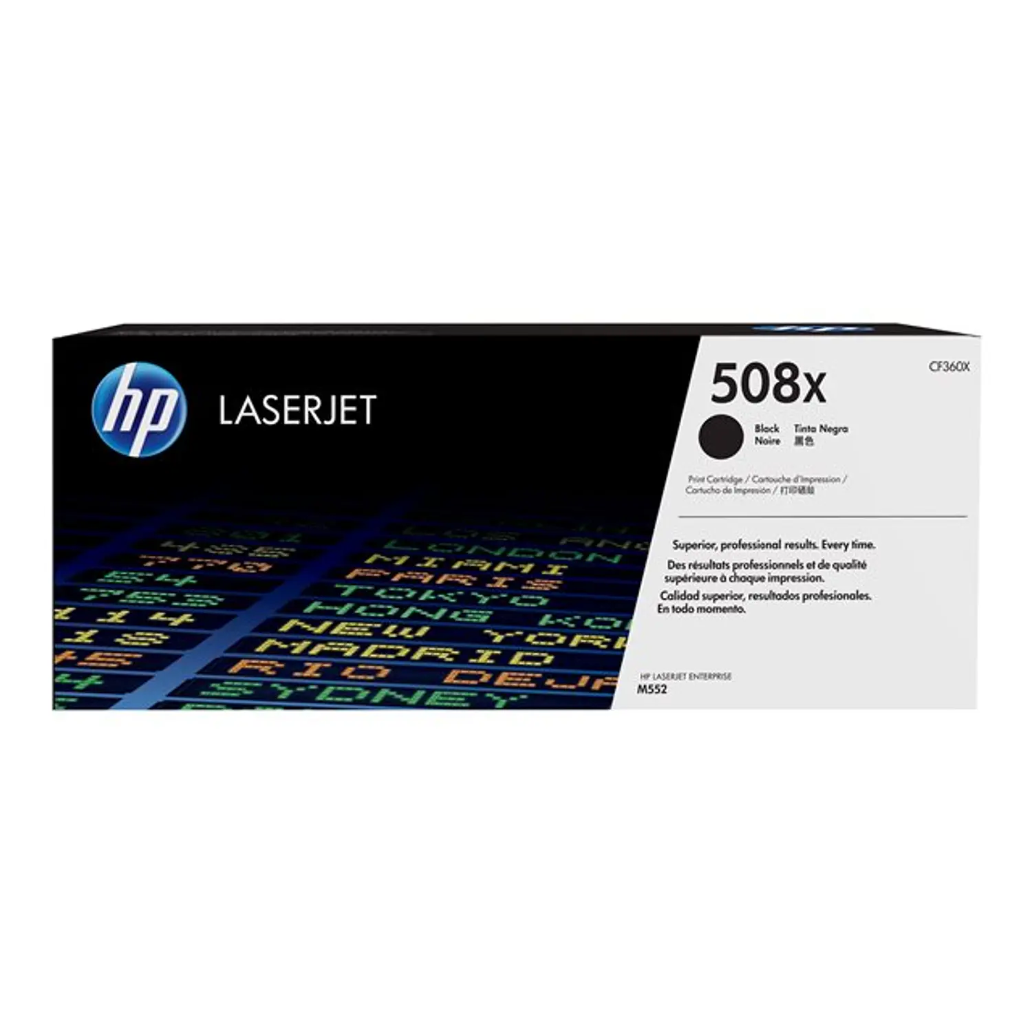 HP 508X CF360X Tóner Negro Original Alto Rendimiento 12.500 Páginas 1