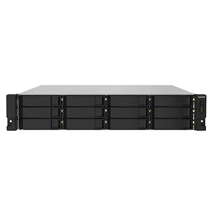 QNAP TS-1232PXU-RP-4G NAS Rack 2U 12 Bahías, Quad-Core 1.7GHz, 4GB DDR4, 10GbE SFP+, Fuente Redundante